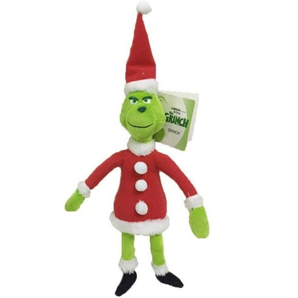FAROOT Christmas Stuffed Doll for Children, Green Grinch/ Brown Dog Plush Toy