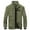 Army Green, variant on Men's Corduroy Jackets Warm Fleece Lined Slim Fit Trucker Jacket with Inner Pockets Fall Winter Jacket for Men (Black XXXXS)