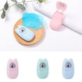 thumbnail image 3 of 50pcs Outdoor Travel Disposable Soap Paper Hand Washing Portable Mini Bath Clean Box Paper Soap Sheets, 3 of 8