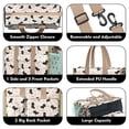 thumbnail image 3 of Teacher Tote Bag,Dachshund Dog Teacher Utility Tote Bag,Large Work Tote Bags for Women with Multiple Pockets,Top Zipper Closure,13.8x10.6x6.7 Inch, 3 of 5