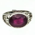 thumbnail image 2 of Natural Certified 4.50 Carat Pink Ruby Handmade Engagement Statement Ring US7.5, 2 of 3
