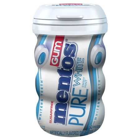 UPC 073390012267 product image for Mentos Pure White Sugar Free Chewing Gum Pieces Sweet Mint  50 Pieces | upcitemdb.com