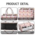 thumbnail image 4 of Large Capacity Tote Bag,Colorful Princess Castle Carriage Pattern Handbag Fashion Luxury Tote Bag,15.7"x13"x 5.1" Inches,Laptop Compatible, 4 of 6