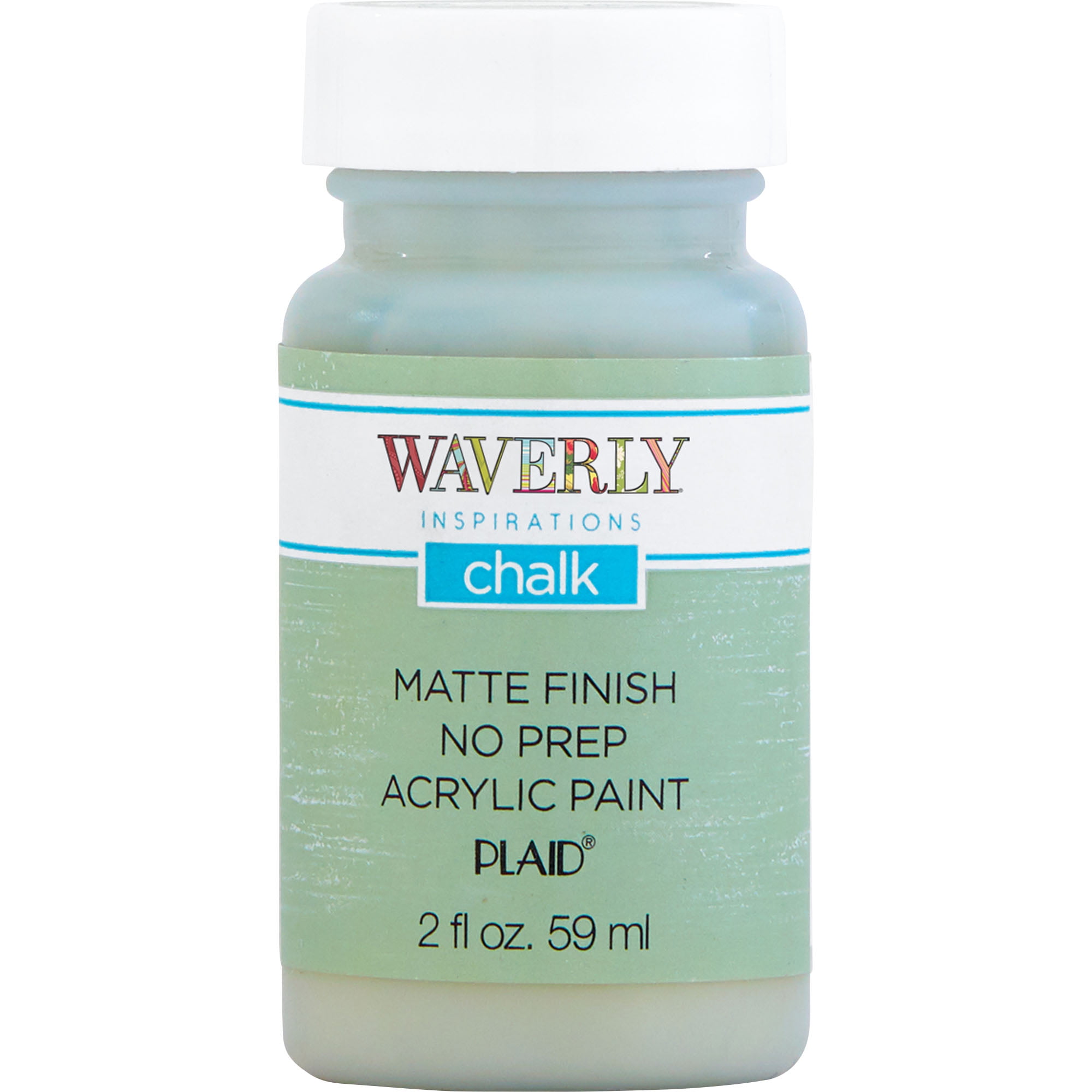 Waverly Inspirations Chalk Paint, Ultra Matte, Celery, 2 fl oz