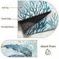 thumbnail image 5 of Blue Ocean Area Rugs 3x5 ft Sea Turtle Coral Starfish Retro Washable Rug Non Slip Indoor Carpet Absorbent Floor Mat for Living Room Bedroom Dining Room, 5 of 9