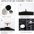 thumbnail image 3 of 10 botones de jeans, botón de metal desmontable de 17 mm para bricolaje, botón retráctil ajustable, botones ajustados para pantalones, botón a presión para jeans para reparar pantalones, abrigos, ch, 3 of 5