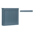 thumbnail image 4 of 29" Medicine Cabinet, Bathroom Wall Mounted Cabinet with Adjustable Shelves,Open Storage and Mirror, Modern Wood Over Toilet Organizer for Living Room, 4 of 9