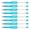 Deep Sky Blue, variant on 8 PCS Custom Beadable Pens, Durable Premium Material, DIY Pens Making Bling Crystal Plastic Shaft Black Ink Beaded Ball-Point Pen for Gift