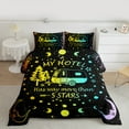 thumbnail image 2 of Manfei Happy Camping Rv King Size Comforter Sets,Boho Sun Moon Bedding Comforter Set,Galaxy Starry Night Bedding Set For Teens,Ultra Soft Home Decor,3pcs, 2 of 8