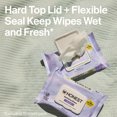 thumbnail image 3 of The Honest Company Lavender Sanitizing Alcohol Wipes, Antibacterial with Aloe, Kills 99.99% of Germs, 50 Count, 3 of 12
