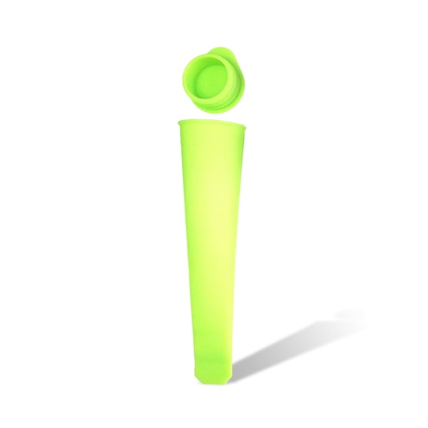 Molde de hielo Silicona DIY Moldes Tubo reutilizable Yogurt Helado Helado Maker Lavable Comedor Bar Bandeja Molde de frío Cocina Elenxs HA012497-03