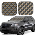 thumbnail image 1 of Wukai Flower Butterfly Car Front Windshield Sun Shade,Sun Visor Shield Block Automotive Interior Protector Blocks UV Rays-Medium, 1 of 1
