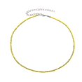 thumbnail image 5 of Collar de cuentas de moda étnica, cuentas de mijo coloridas, cadena de clavícula de verano para playa, collar corto de estilo bohemio, joyería para parejas, regalo de San Valentín - 05 05 amarillo 116, 5 of 5