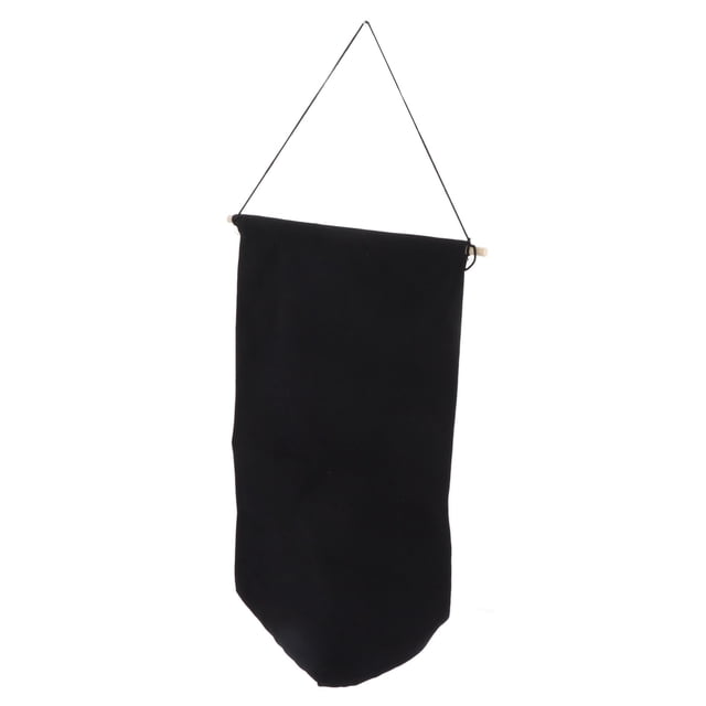 Hanging Blank Display Flags, Cotton Pin Wall Display Flag Fine Stitched For Home S Black,S Primary Color,L Black,L Primary Color