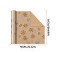 thumbnail image 2 of Puntoco Papel De Regalo Kraft De Boutique Navideña, Papel De Regalo Impreso En Color Para Regalos De Navidad, Decoración Del Hogar, 2 of 2