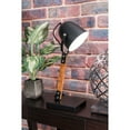 thumbnail image 2 of Nuloom  20'' Stella Metal Wood Shade Black Table lamp, 2 of 4