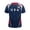 Navy3, variant on Trendfront Womens Country Pride Soccer Jersey Crewneck Short Sleeve Flag Letter Graphic Football Fan Match Day Athletic Tee Tops