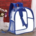 thumbnail image 4 of Mochilas transparentes para mujer, mochilas escolares transparentes de PVC para estudiantes, 4 of 5
