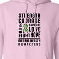 thumbnail image 3 of Inktastic Mental Health Awareness Strength Support Love Adult Hoodie Sweatshirt, 3 of 4
