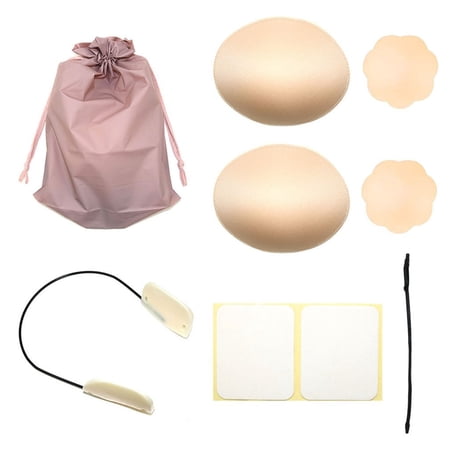 Margot Summer Thin Gather Chest Patch Underwear Deep Plunge Bra Kit ...