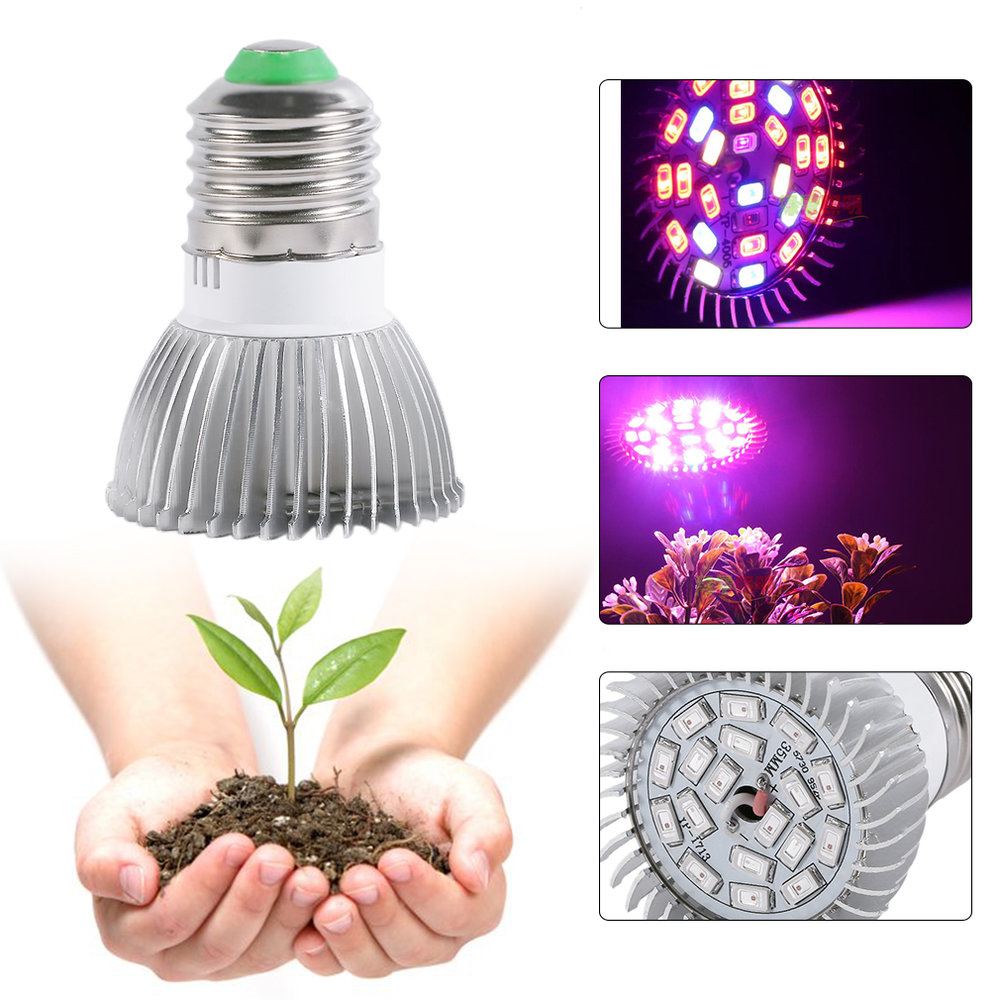 Full Spectrum E27 LED Grow Light Growing Lamp Light Bulb For Flower Plant Walmart Canada