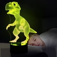 thumbnail image 4 of Night Lights for Kids Dinosaur 3D Night Light Lamp YSTIAN 7 LED Colors Changing Touch Table Desk Lamps Decorative Lighting Pretty Cool Toys Gifts Birthday Holiday Xmas for Baby Nursery Toddler Friends, 4 of 8