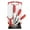 White & Red, variant on New England Cutlery 84061 Ceramic Knife Set, White & Black - 6 Piece
