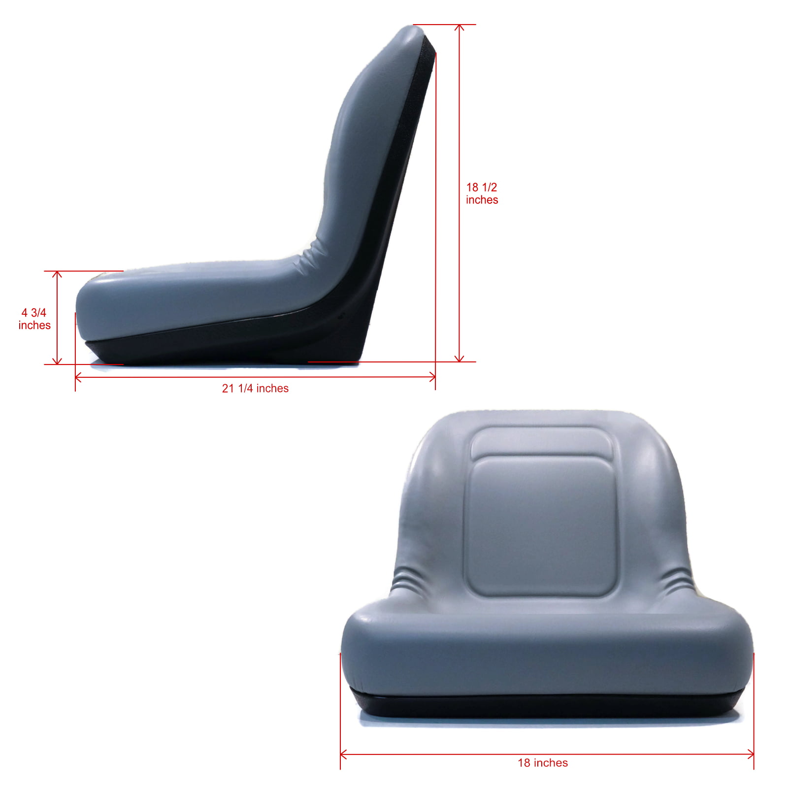 HIGH BACK SEAT for Toro Timecutter SS Mowers 99-7281 106-6672 112-2923 119-8829 by The ROP Shop 