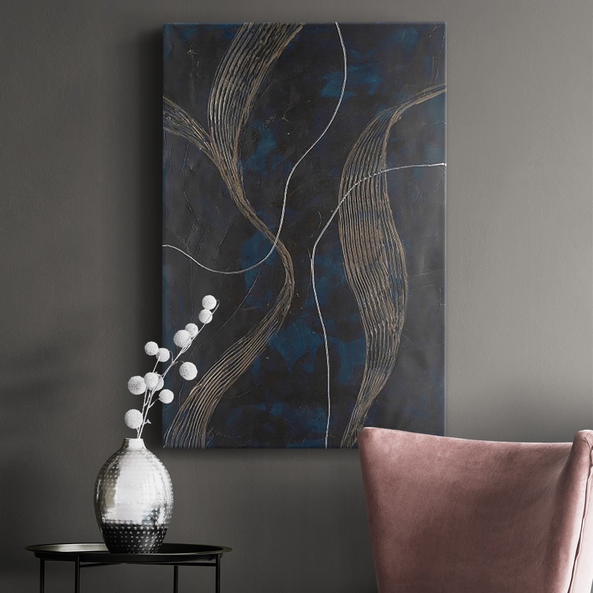 Laminar Flow II Premium Gallery Wrapped Canvas - Ready to Hang