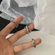 thumbnail image 1 of 7 Uds anillos Vintage simples para mujer chica regalo moda Punk gótico Hip Hop nudillos conjunto de anillos declaración Rock Cool fiesta joyería Tan Jianjun unisex, 1 of 2