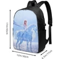 thumbnail image 3 of Frozen Large Capacity Rucksack Rucksack School Backpack Business Trip,Shock-Resistant,Computer Business Laptop,Multi-functional Waterproof Rucksack, 3 of 9