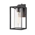 thumbnail image 3 of 4551-PBK Millennium Lighting Wheatland - 1 Light Outdoor Wall Sconce-13 Inches Tall and 6.5 Inches Wide-Powder Coated Black Finish, 3 of 18