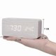 thumbnail image 2 of Modern Wooden Led Smart Alarm Clocks For Bedrooms Bedside Table Square Voice Control Desktop Digital Clock For Room, 2 of 2