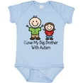 thumbnail image 3 of Inktastic I Love My Brother with Autism Girls Baby Bodysuit, 3 of 5