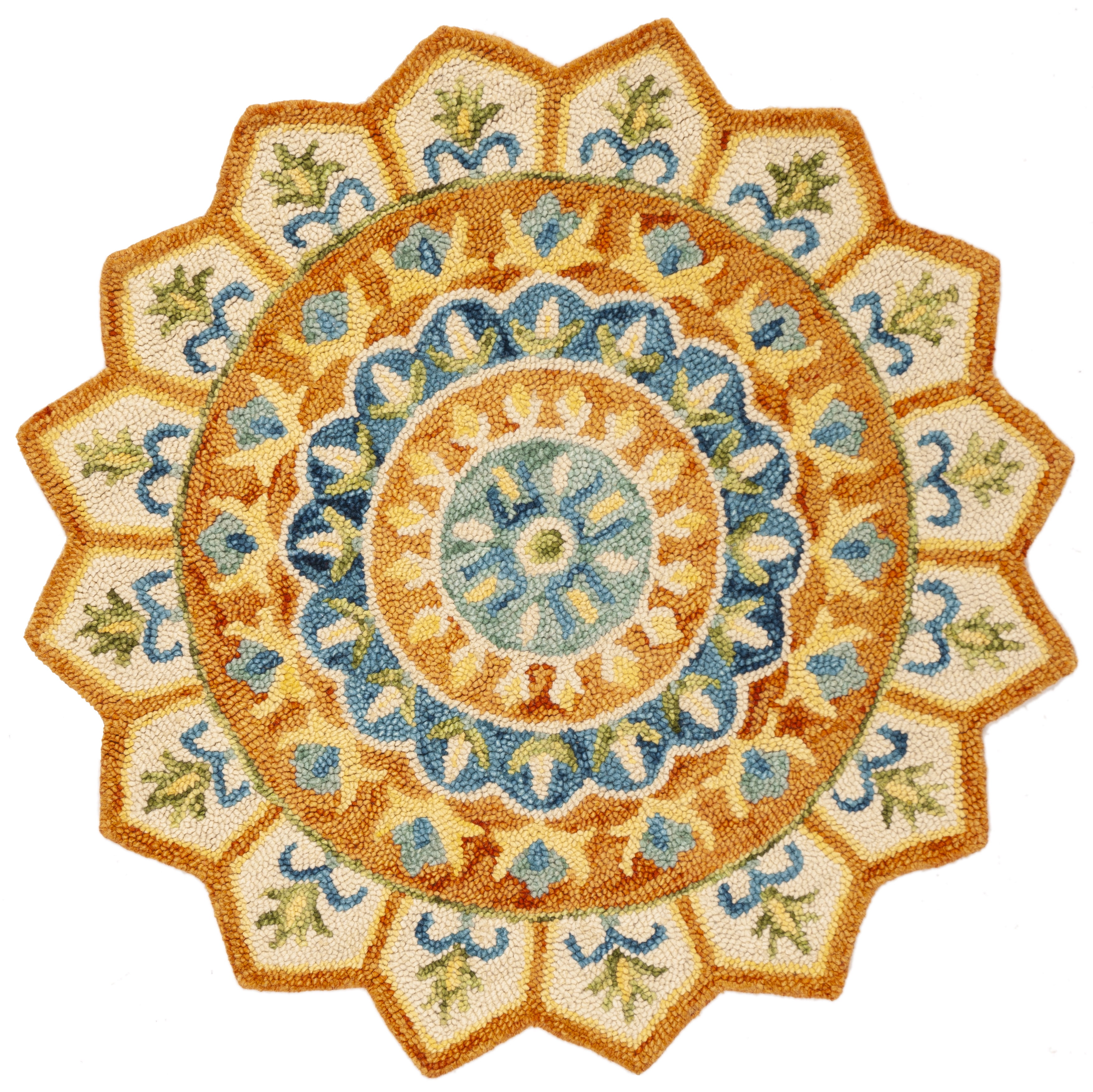 Safavieh NOV605P Novelty Rust / Ivory