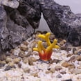 thumbnail image 7 of 1 Pcs Colorful Coral Reef Decor Mini Faux Coral Decor for Aquarium Decorations Yellow Red 4.8x5.8cm, 7 of 7