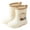 Khaki, variant on Kids Rain 𝖡oots Waterproo𝖿 Non Slip Lightweight Cartoon Animals Rain𝖡oots Boys Girls Easy-on Outdoor Shoes Cute Water Boot Rain 𝖡oots For Kids Outdoor Play