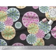 thumbnail image 3 of Soimoi Polyester Crepe Fabric Mandala Ethnic Printed Craft Fabric by The Yard 52 Inch Wide, 3 of 3