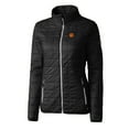 thumbnail image 2 of Women's Cutter & Buck Black Clemson Tigers Rainier Eco Insulated Puffer Full-Zip Jacket, 2 of 3