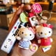 thumbnail image 2 of Llavero Kawaii Sanrio de dibujos animados, llaveros de Hello Kitty, llavero de coche KT Cat, colgante de mochila, adornos, joyería, regalos de vacaciones Fivean unisex, 2 of 2