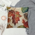 thumbnail image 2 of Pillow Covers Twin Size  Fall Colorful Maple Leaves Bed Pillowcase Pillow Sham Protector Cover for Couch Sofa Zipper Closure, 2 of 5