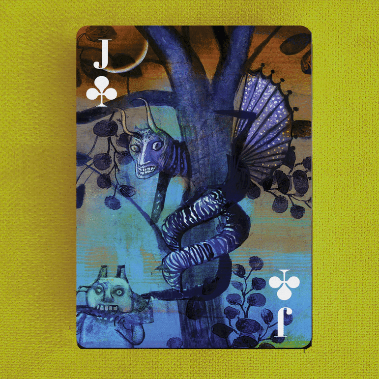 Bag of Bones Playing Cards - Premium Silver Edition by Artiphany John Littleboy