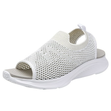 

Sandals For Women Summer Fashion Women Summer Mesh Sport Comfortable Wedges Shoes Beach Peep Toe Breathable Sandals Stylish Shoes