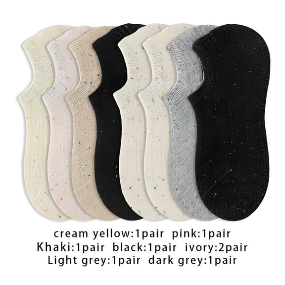 TELOLY 2Pairs Ankle Socks for Women,Cotton Womens Socks Size 7-9,Socks for Women
