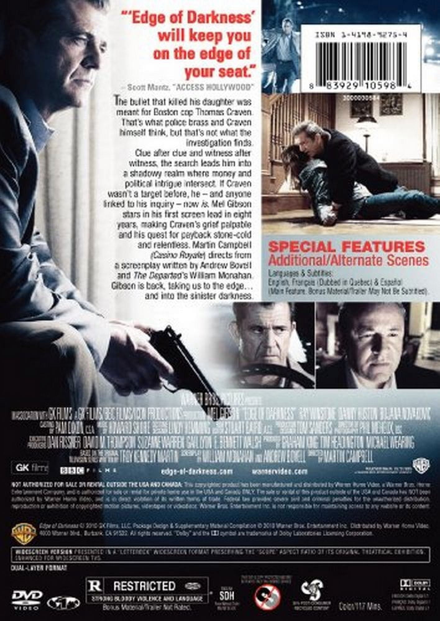 Edge of Darkness - Dark Thriller DVD - Walmart.com