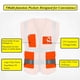 thumbnail image 3 of Chaleco de seguridad Bearachild Naranja Amarillo, 3 of 6