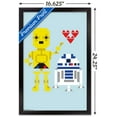 thumbnail image 3 of Star Wars: Saga - Droids Hearts Wall Poster, 14.725" x 22.375", Framed, 3 of 5