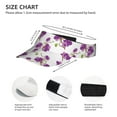 thumbnail image 3 of Daiia Orchids Flowers Pattern Sport Sun Visor Hats Visor Cap Adjustable Empty Top Baseball Cap Cotton Ball Caps for Women and Men, 3 of 7