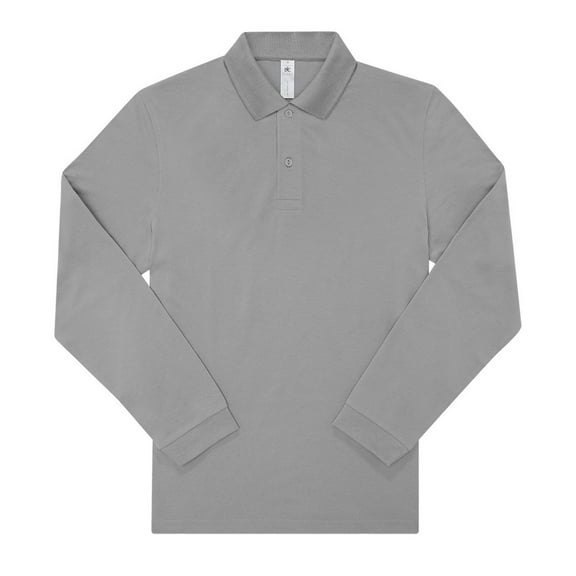 B&C Mens My Long-Sleeved Polo Shirt