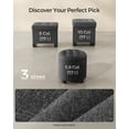 thumbnail image 6 of SONGMICS Round Storage Ottoman with Sturdy Legs, 17.7 Inch Diameter Foot Rest, Footstool Holds 330 lbs, Dark Gray, 6 of 8